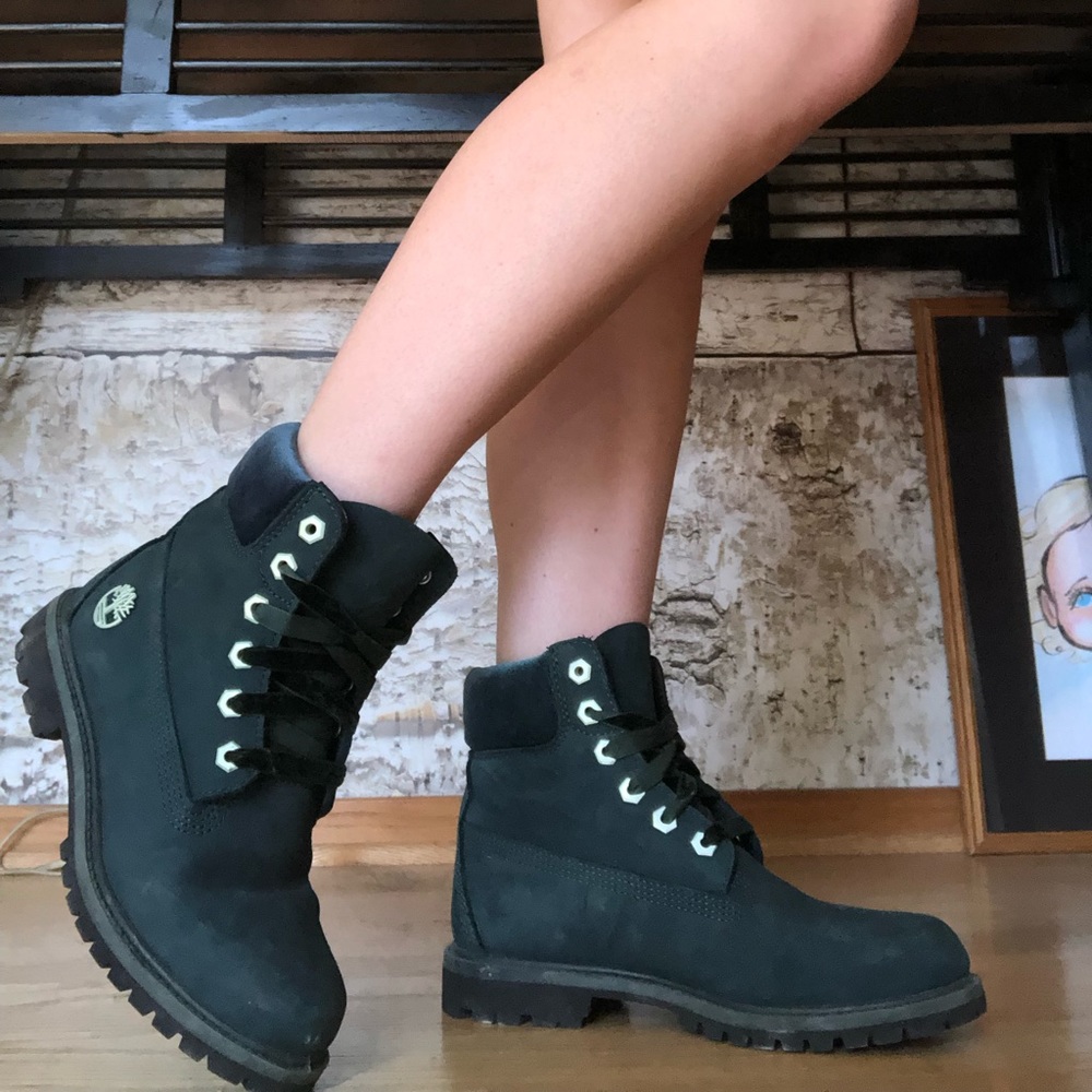 Teal Timberlands